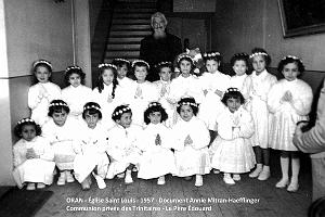 Oran - Eglise Saint-Louis - Communions privees - 1957